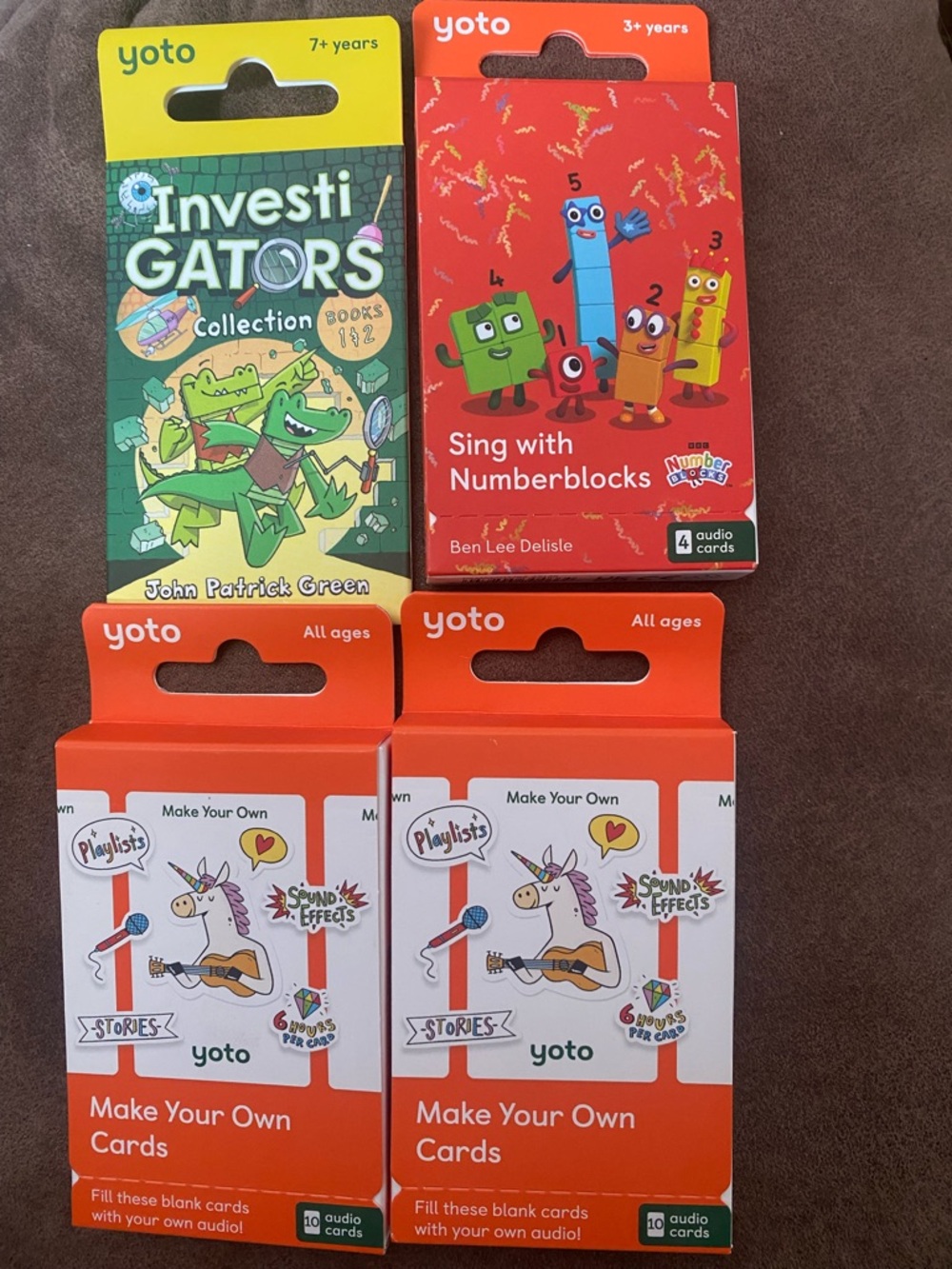 Yoto Make Your Own Cards - Orange (Pack)